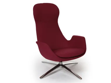 LOUNGE 92 - Upholstered fabric armchair with armrests by Rosconi - view 2