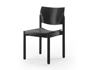 ELENA - Stackable wooden chair by Rosconi - view 2