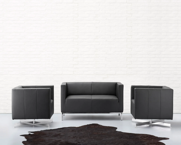 ULTIMO - Leather easy chair with armrests by Rosconi - view 3