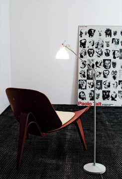 LUXY - With swing arm glass and steel table lamp by Rotaliana - view 3