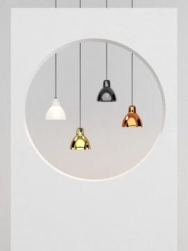 LUXY GLAM - LED glass and steel pendant lamp by Rotaliana - view 3