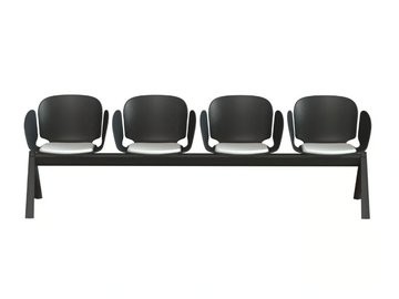 NEST BEAM - 4-seater modular bench by SELLEX - view 3
