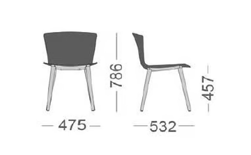 SLAM - Polypropylene chair by SELLEX - view 3