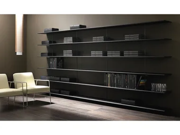 ZUMM - Open freestanding extruded aluminium bookcase by SELLEX - view 2