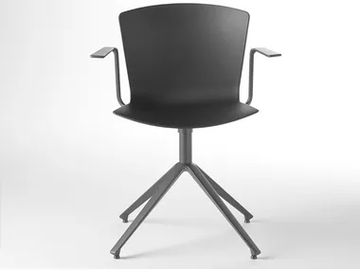 SLAM - Polypropylene chair with armrests by SELLEX - view 2