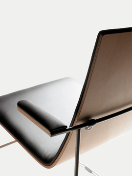 HAMMOK - Sled base polyurethane chair with armrests by SELLEX - view 3