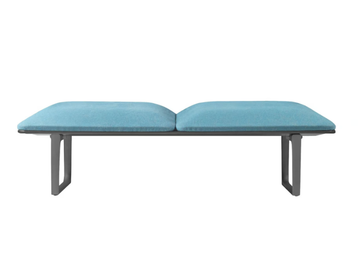 SQUARE - Freestanding backless fabric beam seating by SELLEX - view 3