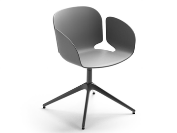 NEST - Trestle-based polypropylene chair with armrests by SELLEX - view 2