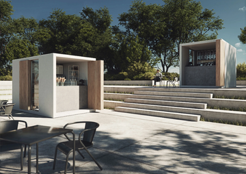 CLUB - Fiber-reinforced concrete Prefabricated structure by SIT - view 3