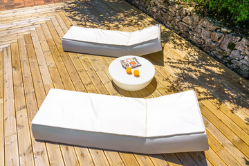 SUN - Low round polyethylene coffee table by SIT - view 3