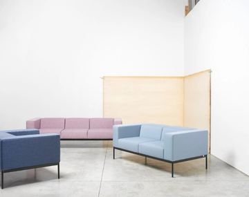 BB3 - Fabric armchair with armrests by SITIA - view 3