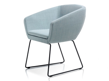GINKGO - Upholstered fabric chair by SITIA - view 2