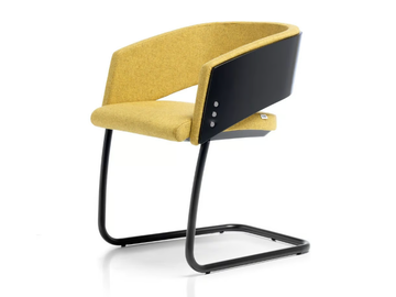 MAJOR - Cantilever fabric chair by SITIA - view 3