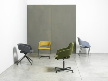 MAJOR - Upholstered chair with armrests by SITIA - view 3