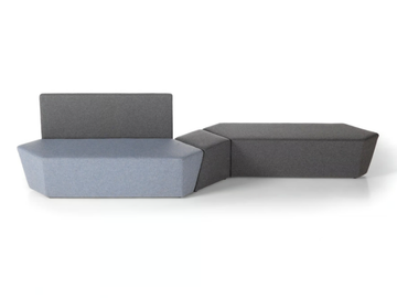 ROCKS - Modular fabric bench seating by SITIA - view 3