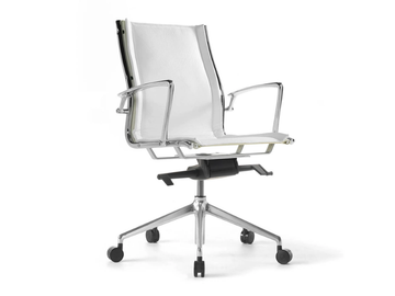 HAVANA - Height-adjustable fabric office chair with castors by SITIA - view 3