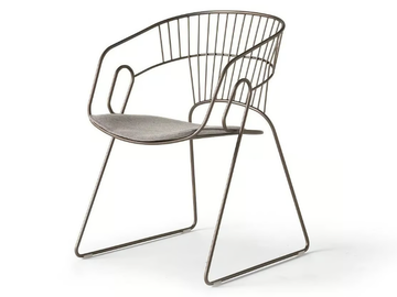JAPAN - Sled base chair with integrated cushion by SITIA - view 2