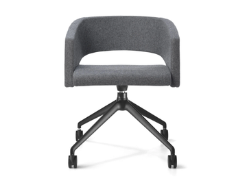 MAJOR - Swivel fabric office chair with castors by SITIA - view 2