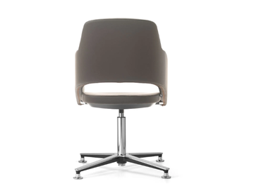 MAJOR - Contemporary style with 4-spoke base fabric chair with armrests by SITIA - view 3