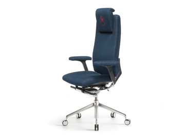 BLACK OR WHITE - Height-adjustable fabric executive chair by SITIA - view 3
