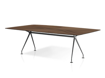 DAPPER - Rectangular walnut table by SITIA - view 2