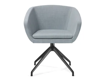 GINKGO - Upholstered swivel chair with armrests by SITIA - view 2