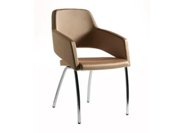 MAJOR - Upholstered fabric training chair with armrests by SITIA - view 2