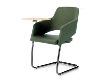 MAJOR - Fabric training chair with writing tablet by SITIA - view 2
