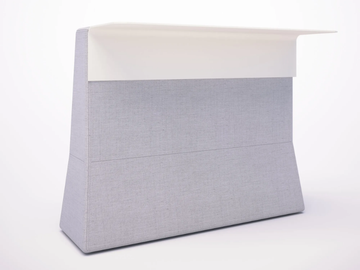 ROCKS - Fabric bench high-back by SITIA - view 3