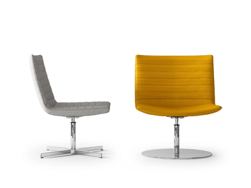 DAMATRÀ - Swivel with 4-spoke base chair by SITLOSOPHY® - view 3