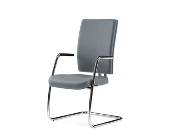 PROGRESS - Cantilever reception chair with armrests by SITLOSOPHY® - view 2
