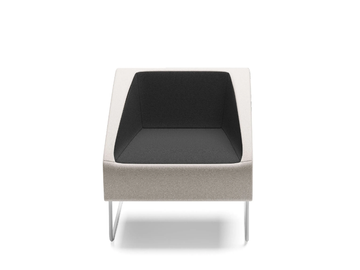 ITACA - Sled base easy chair with armrests by SITLOSOPHY® - view 2
