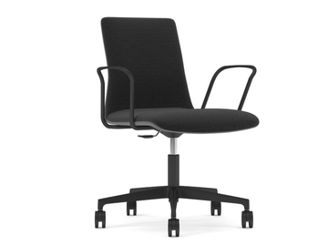 SORI - Swivel fabric office chair with castors by SITLOSOPHY® - view 2