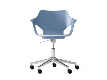 JAMILA - Office chair with castors with 5-Spoke base by SITLOSOPHY® - view 2