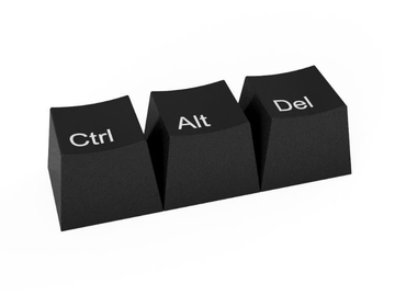 CTRL ALT DEL - Modular square coated foam pouf by SIXINCH - view 2