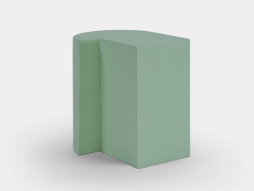 HOOKED - Coated foam pouf by SIXINCH - view 2