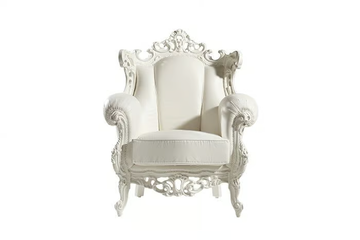 LOUIS - Coated foam armchair with armrests by SIXINCH - view 3