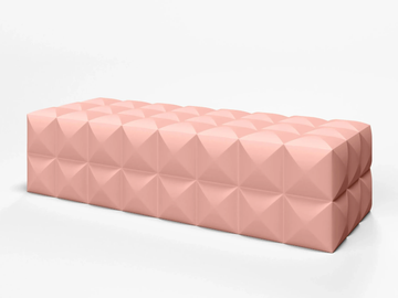 THE BENCH - Backless coated foam bench seating by SIXINCH - view 3