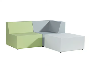 TRINITY - Modular coated foam leisure sofa by SIXINCH - view 2
