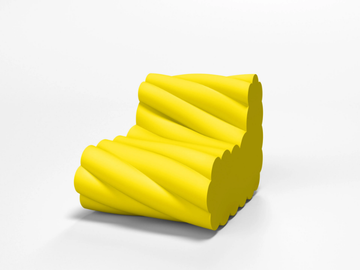 TWIST - Coated foam armchair by SIXINCH - view 3