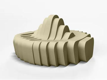CLIFFY - Double-sided coated foam leisure sofa by SIXINCH - view 2