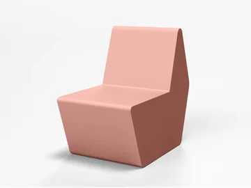 PROJECT D - Coated foam armchair by SIXINCH - view 2