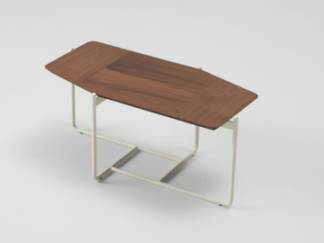 MIMESIS - Low rectangular wooden coffee table by Skema - view 2