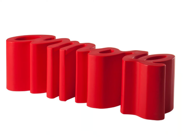 AMORE - Polyethylene bench by SLIDE - view 2