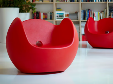 BLOS - Rocking polyethylene armchair by SLIDE - view 3
