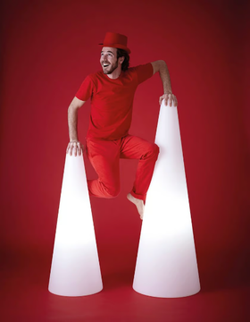CONO - Polyethylene floor lamp by SLIDE - view 3