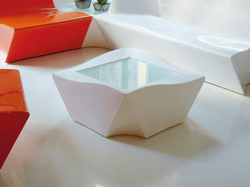 KAMI NI - Low polyethylene coffee table by SLIDE - view 3