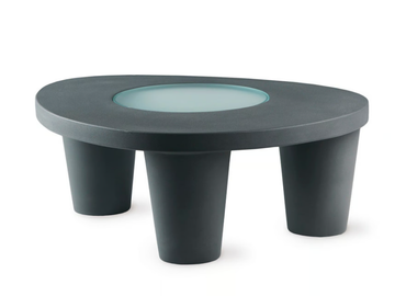 LOW LITA - Polyethylene garden side table by SLIDE - view 2