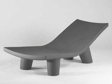 LOW LITA LOUNGE - Polyethylene chaise longue by SLIDE - view 2