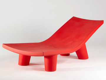 LOW LITA LOUNGE - Polyethylene chaise longue by SLIDE - view 3